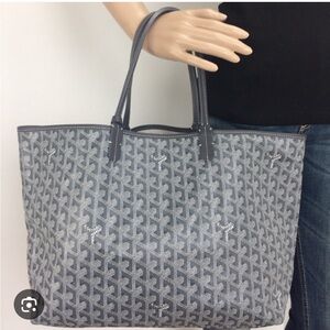 Goyard Saint Louis PM Tote Gray great used condition